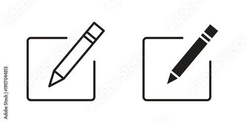 Edit icon. Trendy Flat style for graphic design, Website, UI. EPS10