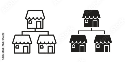 Franchise icon. Trendy Flat style for graphic design, Website, UI. EPS10