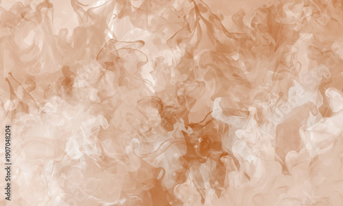 Dramatic smoke clouds shaping a surreal environment