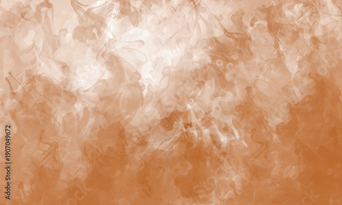 Dramatic smoke clouds shaping a surreal environment