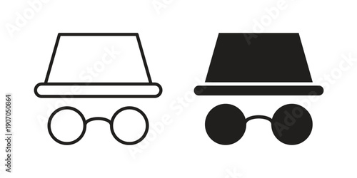 Incognito icon. Trendy Flat style for graphic design, Website, UI. EPS10