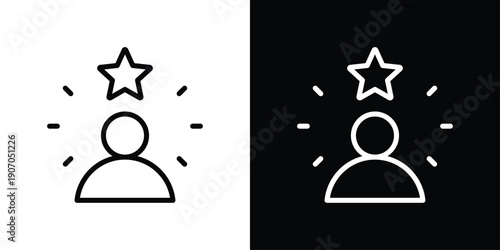 Role Model Icon Sheet Black And White