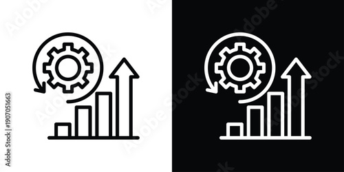 Development Icon Sheet Black And White