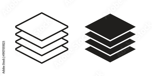 Layers icon. Trendy Flat style for graphic design, Website, UI. EPS10