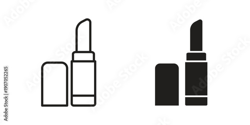 Lipstick icon. Trendy Flat style for graphic design, Website, UI. EPS10