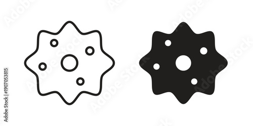 Microorganism icon. Trendy Flat style for graphic design, Website, UI. EPS10