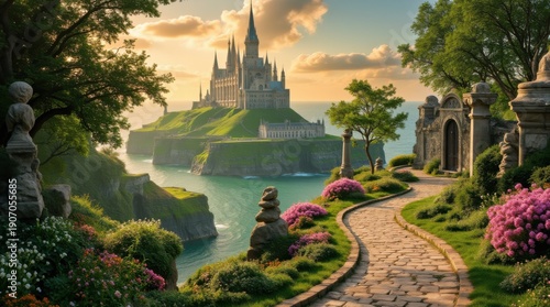 Experience the charm of a magical emerald city set in a vibrant springtime. 
