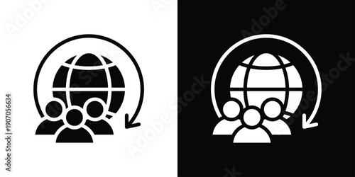 Cultural Icon Sheet Black And White