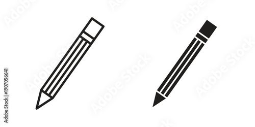 Pencil icon. Trendy Flat style for graphic design, Website, UI. EPS10