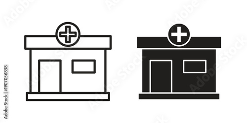 Pharmacy icon. Trendy Flat style for graphic design, Website, UI. EPS10