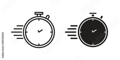 quick response icon. Trendy Flat style for graphic design, Website, UI. EPS10