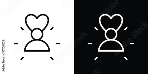 Self Icon Sheet Black And White