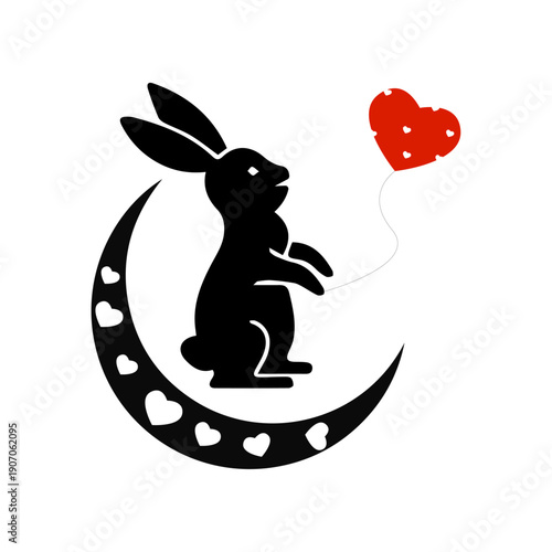 romantic and heartwarming Valentine's Day illustration featuring vibrant red and pink tones, beautifully designed hearts, and elegant typography. Perfect for greeting cards, social media posts, banner