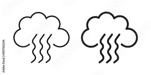 Smoke icon. Trendy Flat style for graphic design, Website, UI. EPS10