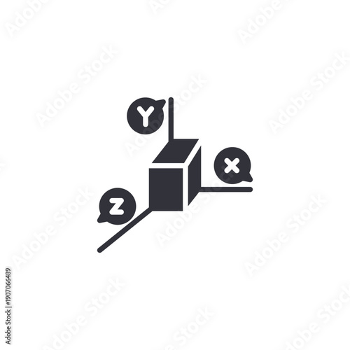 Electrical wiring and switch icon representing installation service, maintenance work, and residential power system.