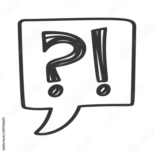 Big confusion sign dialogue box