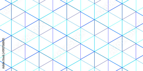 Abstract paper low polygon geometric origami design. blue gradient square cube triangulated random low polygon triangle textile. abstract corporate banner template creative design.