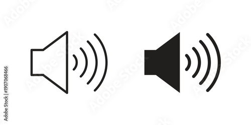 Volume icon. Trendy Flat style for graphic design, Website, UI. EPS10