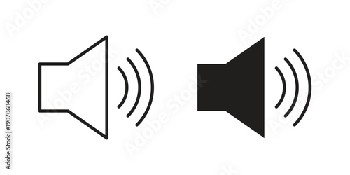 Volume icon. Trendy Flat style for graphic design, Website, UI. EPS10