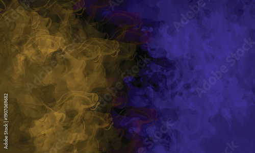 Abstract cloudscape filled with dynamic vapor movement