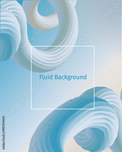 Abstract Swirl Fluid Art. Gradient Abstract Background.