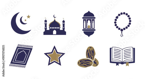 Collection Dicônes Ramadan Saphir Or