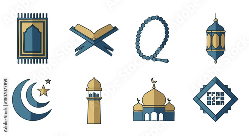 Ensemble Bicolore dArticles de Prière et de Rehal