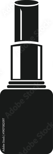 Lipstick and Cosmetic Icon Vector Design