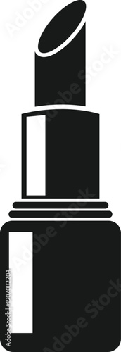 Lipstick and Cosmetic Icon Vector Design