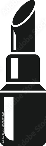 Lipstick and Cosmetic Icon Vector Design