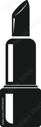 Lipstick Cosmetic Icon – Beauty and Fashion Makeup  Vector Design