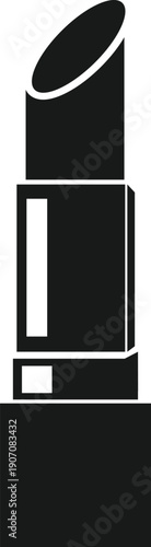 Lipstick Cosmetic Icon – Beauty and Fashion Makeup  Vector Design