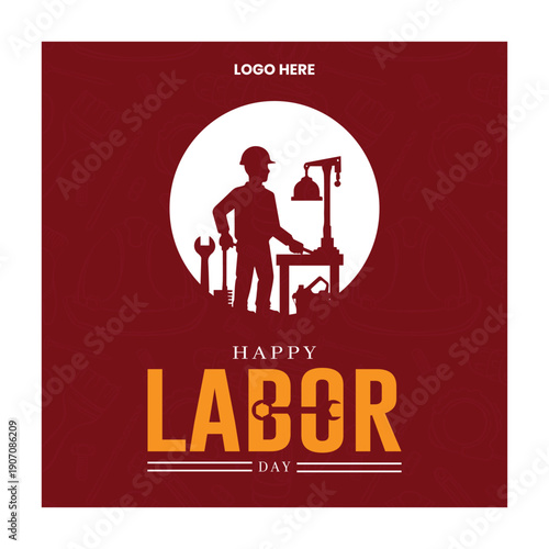 Creative Labor Day Social Post