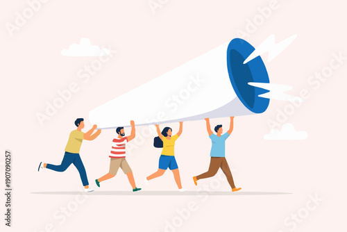 Teamwork and Loud Message