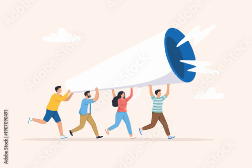 Teamwork and Loud Announcement