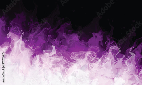 Flowing vapor patterns forming a surreal backdrop