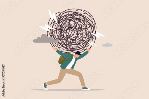 Person Carrying Heavy Burden