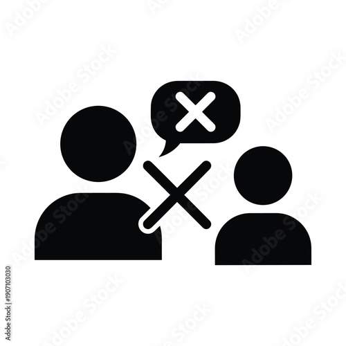 Disagree or Refuse Icon