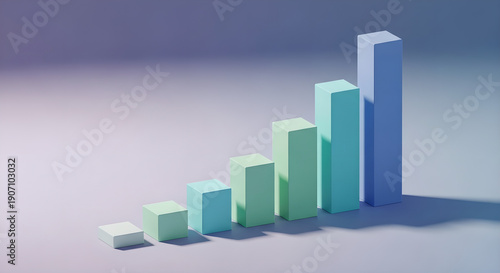 3D Bar Chart Growth Graph Blue Green Blocks Minimalist Free Download 3D Bar Chart Growth Graph Blue Green Blocks Minimalist - GFXLoad