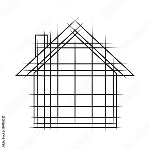 Simple house blueprint