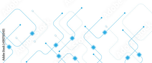 Abstract futuristic technology background. Technology background with crossed lines and dots.