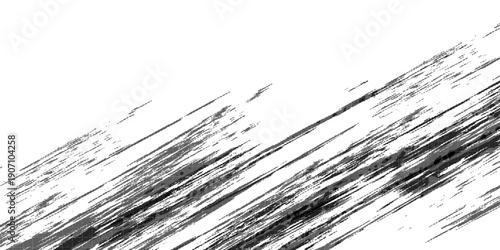 Grunge halftone gradient background. Faded grit noise texture. White and black sand wallpaper. Retro pixelated backdrop. Anime or manga style comic overlay. Vector graphic design textured template