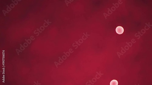 Abstract Red Background with Floating Particles for Textures, Overlays, and Artistic Projects in Various Digital Designs