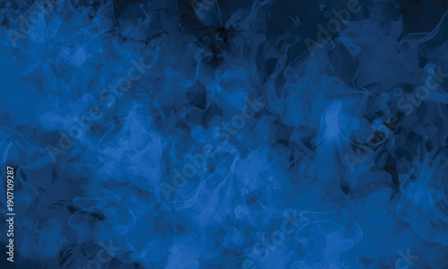 Abstract smoke movement inspired by cinematic environments