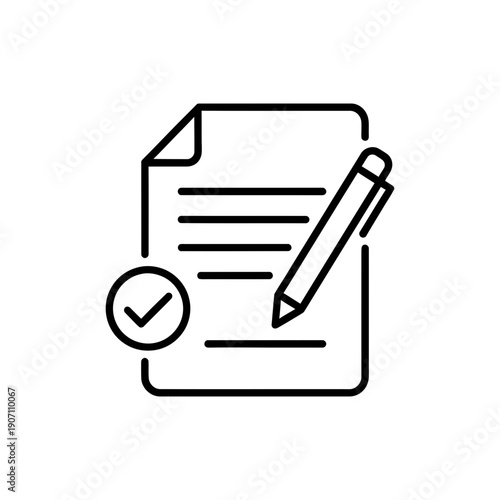 Business Record Keeping Icon for Organization and Documentation
