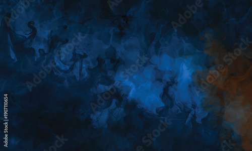 Flowing vapor formations creating a fantasy atmosphere