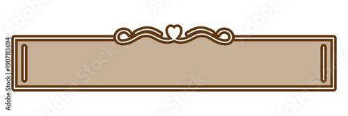 ハートのエレガントなフレーム