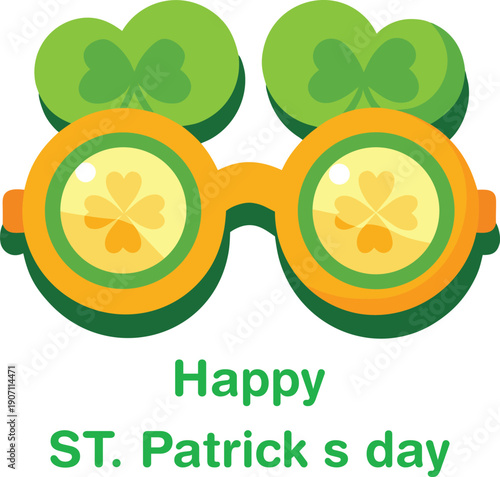 Happy st patrick s day green shamrock glasses fun holiday celebration ireland