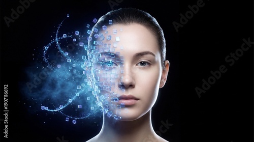 Holographic Data Fragmentation Portrait