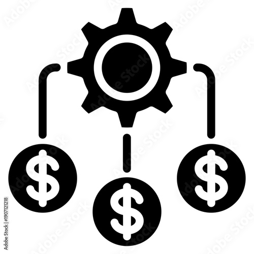 Passive Income  Icon Element For Design